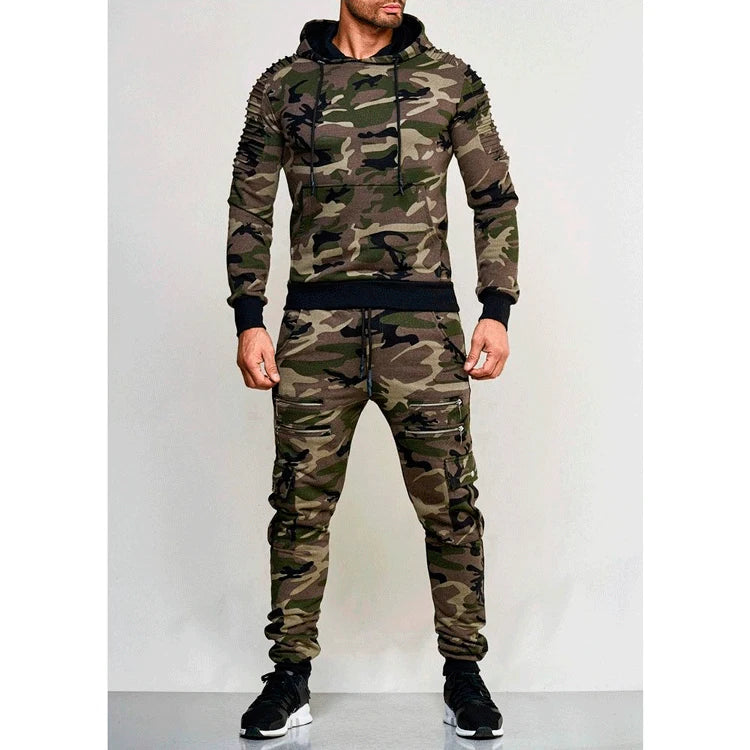 Spring And Autumn Camouflage Suits Outdoor Sports Wear-resistant Labor Set