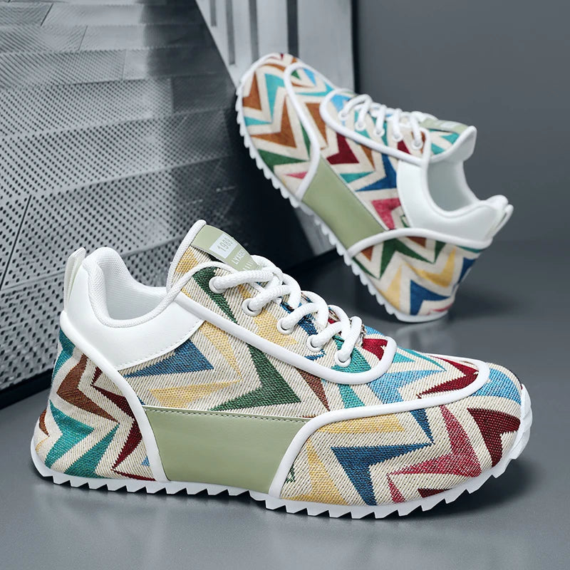 Men's breathable, sweat resistant, wear-resistant, and slip resistant casual sports shoes with soft soles, comfortable shock-abs