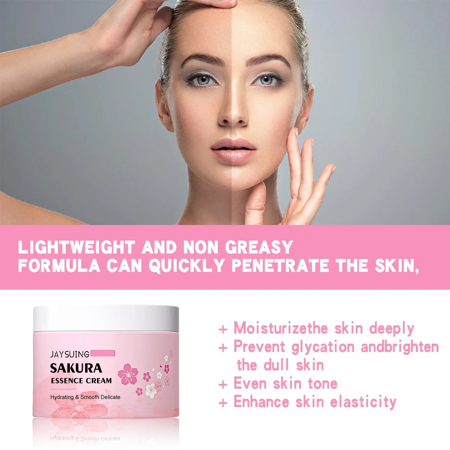 30g Cherry Blossom Essence Face Cream Facial  Moisturizing Cream