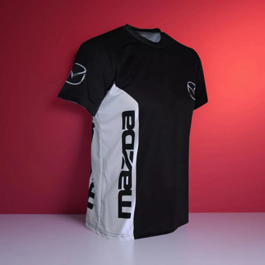 Forza Racing Motorcar Driving Shirts Mazda Sports Men Women T-Shirts Casual Round Neck Short Sleeve Breathable Fast Dry Shirts