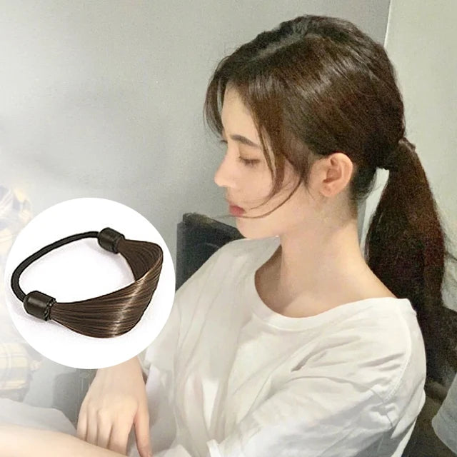 Fake Hair Bangs Hairband Hair Styling Tools Hair Clip Extension Synthetic Hair Fake Fringe False Hairpiece Clip In Bangs Headband
