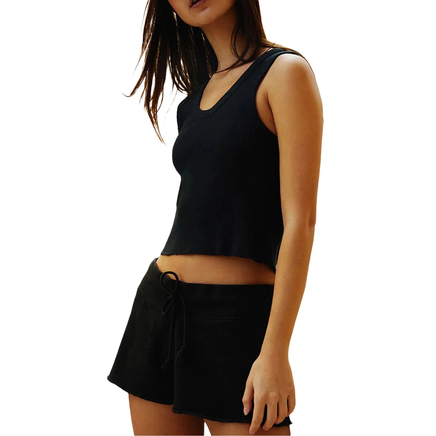 Lightweight Drawstring Waistband Athletic Shorts with Pockets for Running Yoga and Gym Workouts in Summer