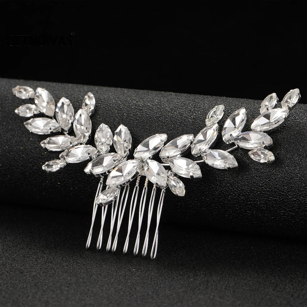 Comb Head Jewelry Bride Hair Clips Headpiece Crystal Women Bridal Hair Accessories Women Hair Ornaments