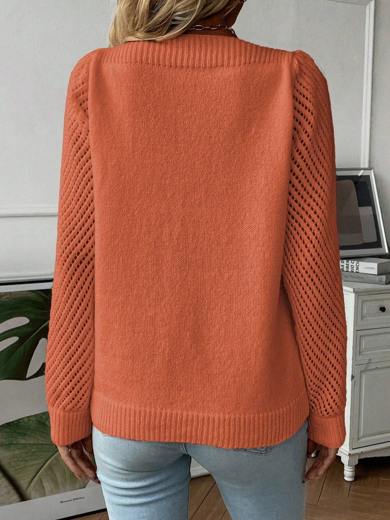 Solid Boat Neck Raglan Sleeve Sweater, Long Sleeve Tops For Fall & Winter
