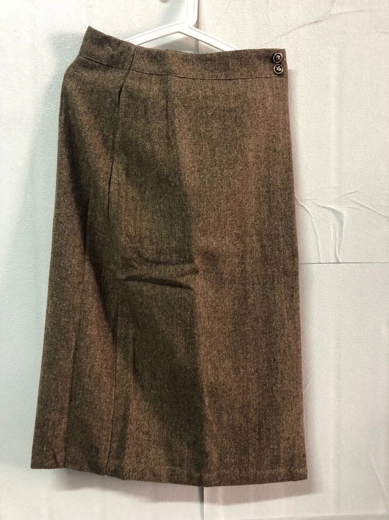 Autumn Winter Solid Simple Retro Long Skirt