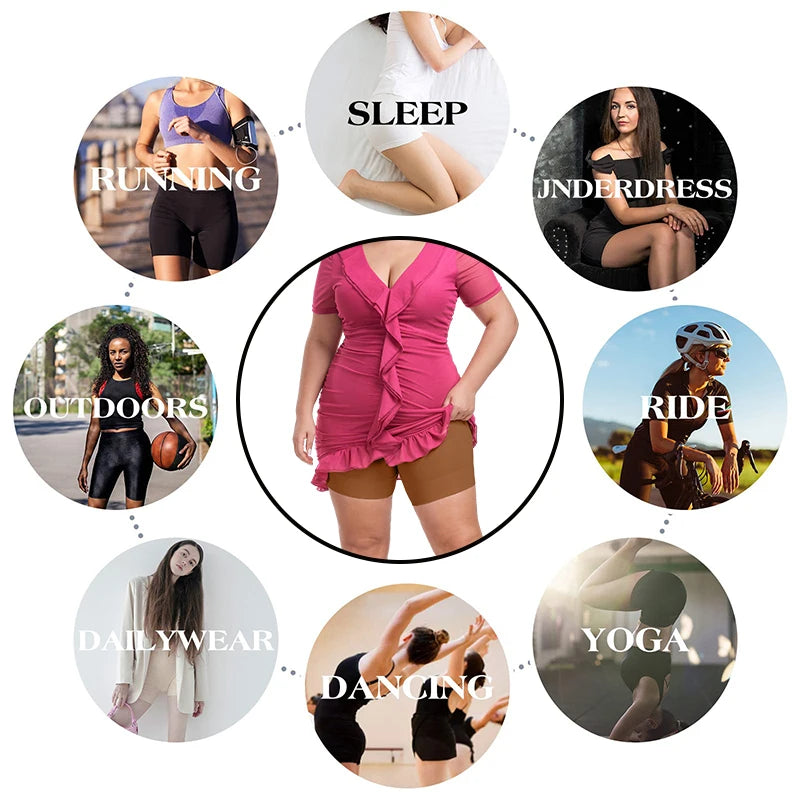 High Waist Seamless Shapewear Women Tummy Control Shorts Anti-Chafing Thigh