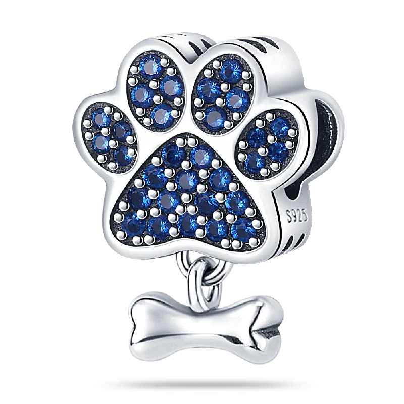 Fit Pandora Original Bracelet 925 Sterling Silver Cute Cat and Puppy Series  Charm