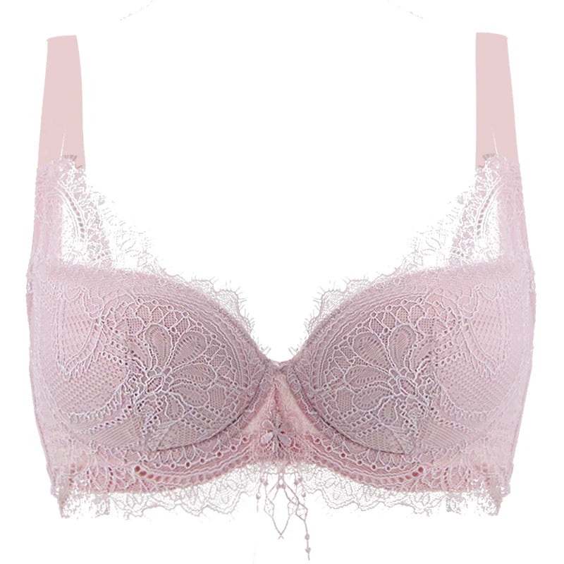 Push Up Padded Bras Sexy Top Up Lace Plus Size Bra Underwire