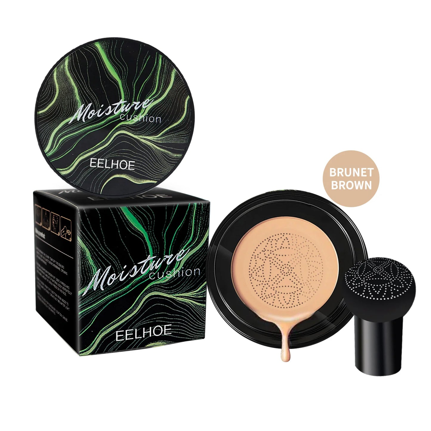 3color/set Mushroom Head Air Cushion BB Cream Oil-control Hides Facial blemishes Moisturizing Nude Foundation Concealer