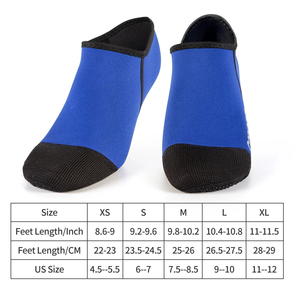 3MM Neoprene Diving Socks Beach Snorkeling Fins Water Shoes Non-Slip Sneaker