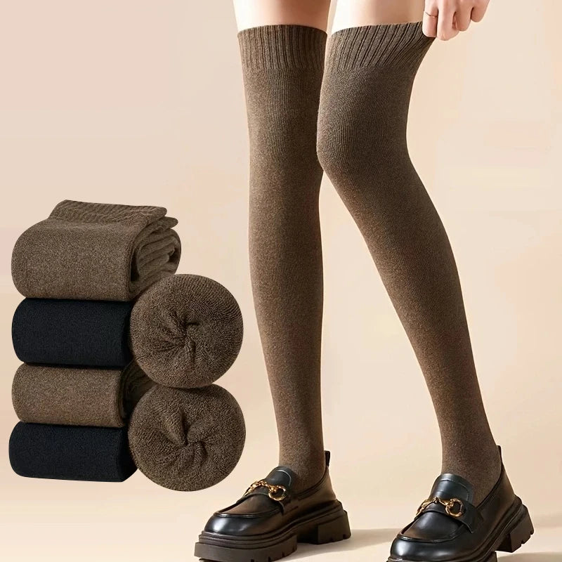 2 pairs of long tube thickened socks