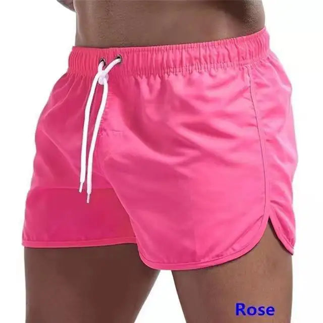 Shorts For Men's Summer Men's Swimwear Shorts Brand Beachwear Sexy Swim Trunks Men Swimsuits Low Waist Breathable Beach Wear