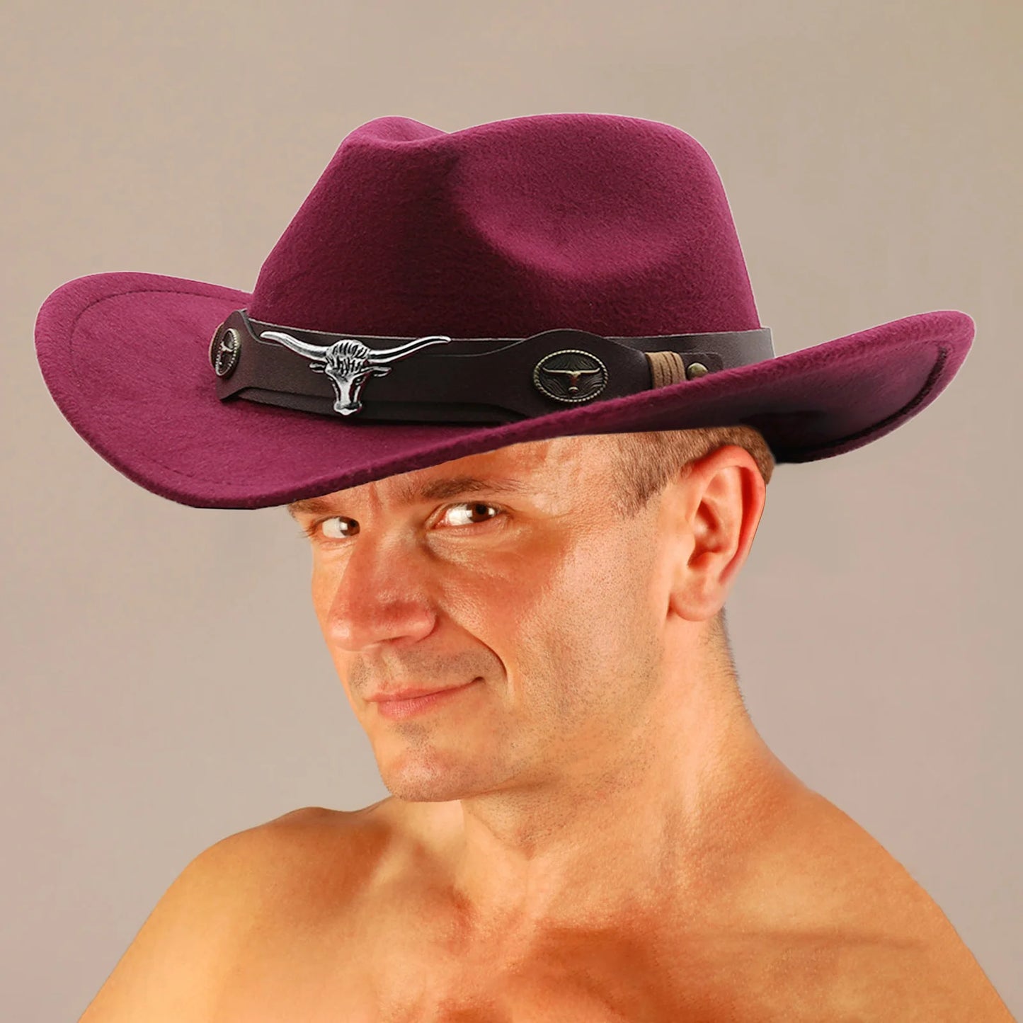Western Cowboy Hats with Shapeable Wide Brim Unisex