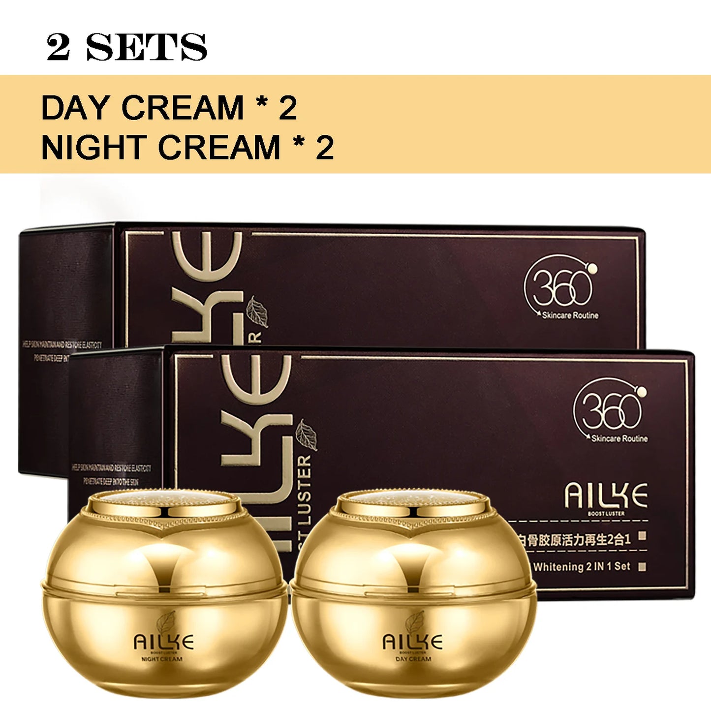 24K gold facial essence glycerin liquid toner face skin cream  moisturizing