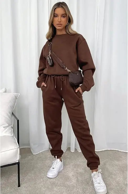 Casual Sets for Women 2 Piece Sweatsuit Outfits Long Sleeve Pants Set Tracksuit