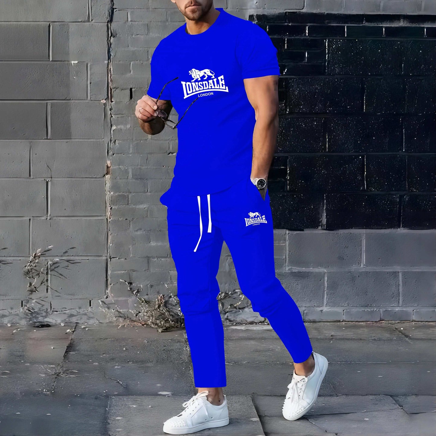 Summer hot selling men's suits sportswear men's fashion clothing  T-shirts pants two-piece sets casual wear streetwear