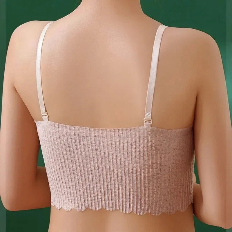 Sexy Bandeau Bra Strapless Seamless Push Up Bralette Wireless Bra