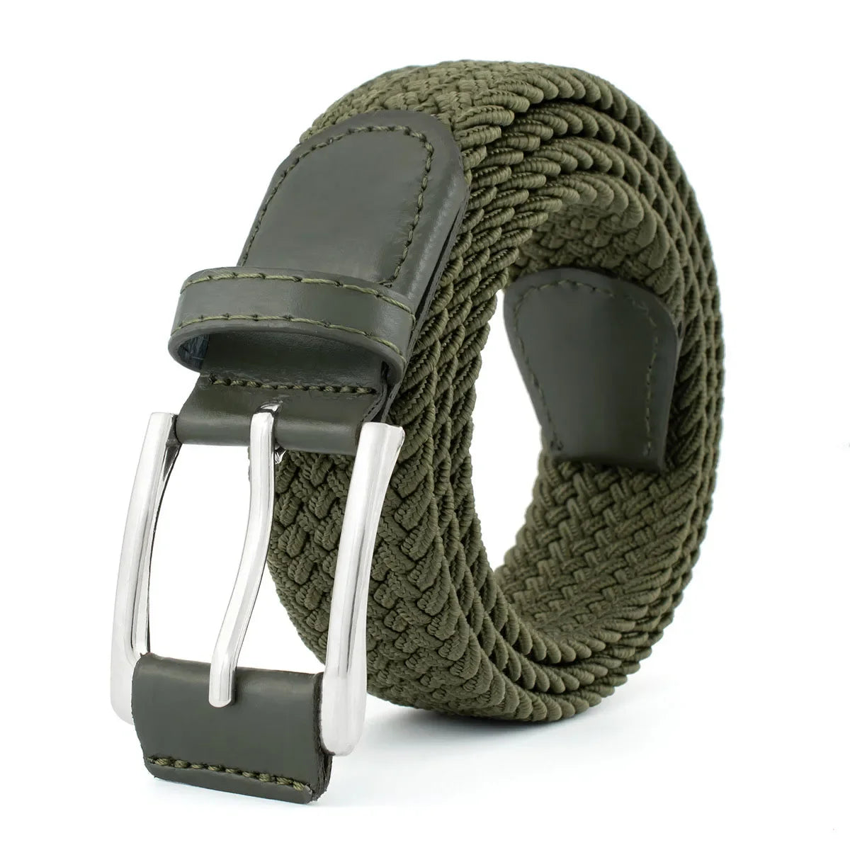 Stretch Woven Breathable Alloy Pin Buckle Belt for Men Women High Quality Casual Jeans Golf Canvas Multifunctional Outdoor Belt