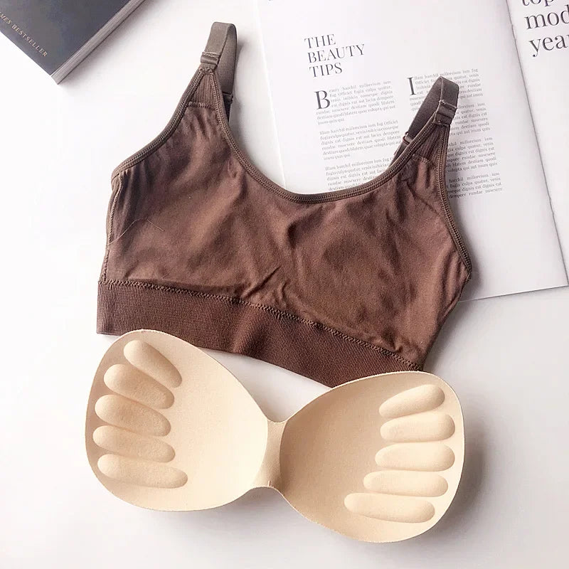 Seamless Sports Bra Fitness Top Yoga Bra Running Crop Top Push Up Sport Bra