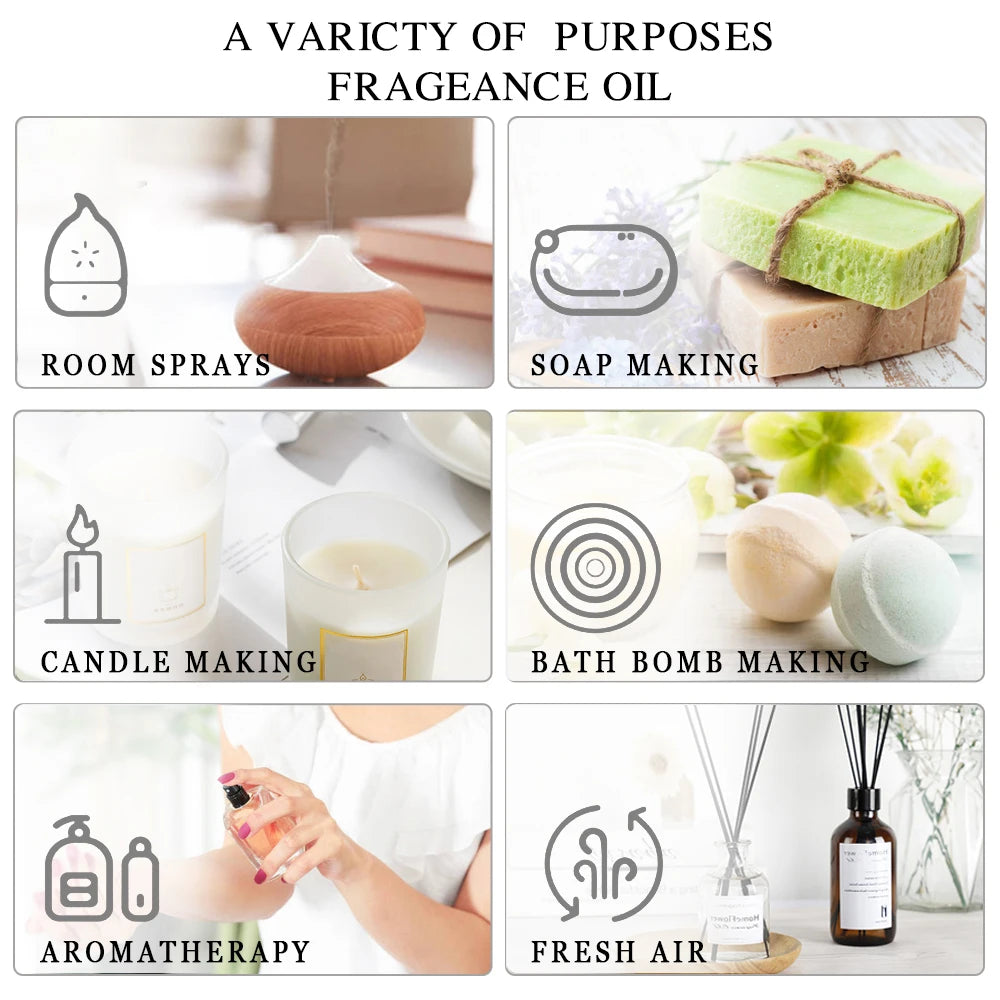 100ml Essential Oils For Humidifier Aromatic Diffuser Fragrance Oil Making Candles