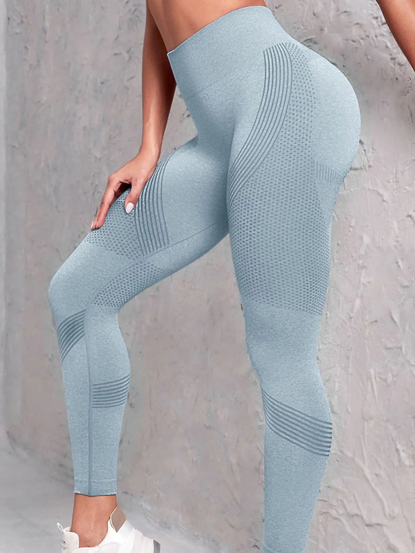 High Waist Compression Leggings with Butt Lift Technology - Tummy Control Yoga Pants with Stretchy Contour Design