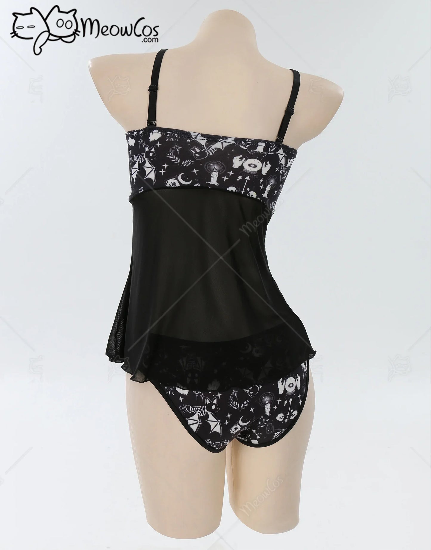 Nightwear Sexy  Babydoll Sleepwear Lace V Neck Strap Chemise Halter  Lingerie