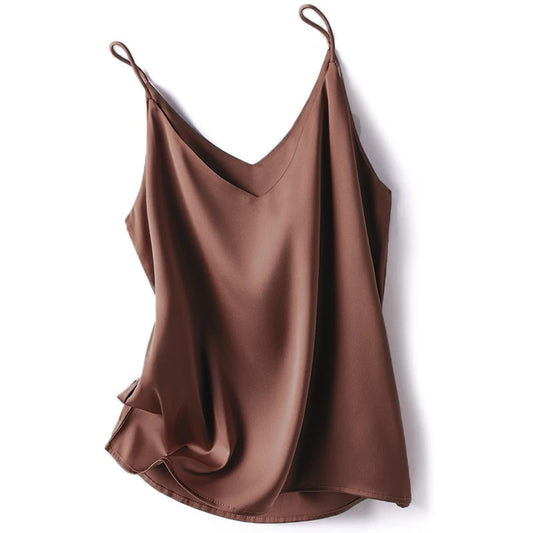 Summer Camisole Slim Vest Sexy Women Sleeveless V-Neck Tee Tank Tops Female Solid
