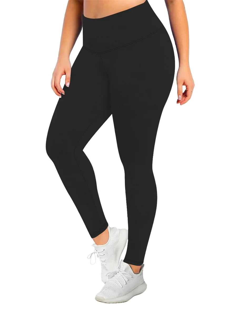 High Waist Yoga Leggings Stretch Workout Pants for Running Gym Fitness Activewear
