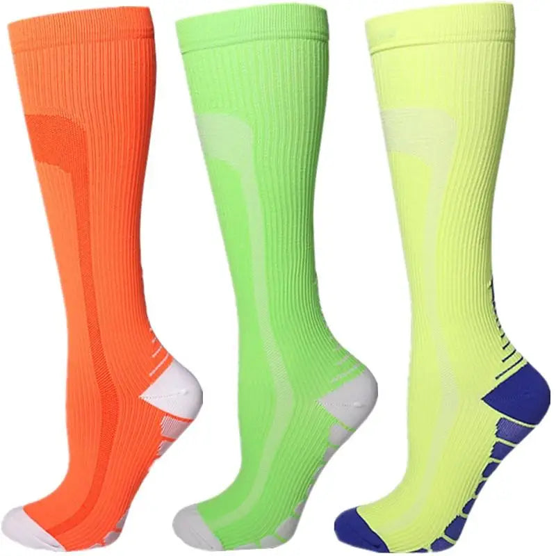 Compression Socks Knee High 20-30 Mmhg Fit Medical Edema Diabetes Varicose Veins Running Marathon Compression Sports Socks