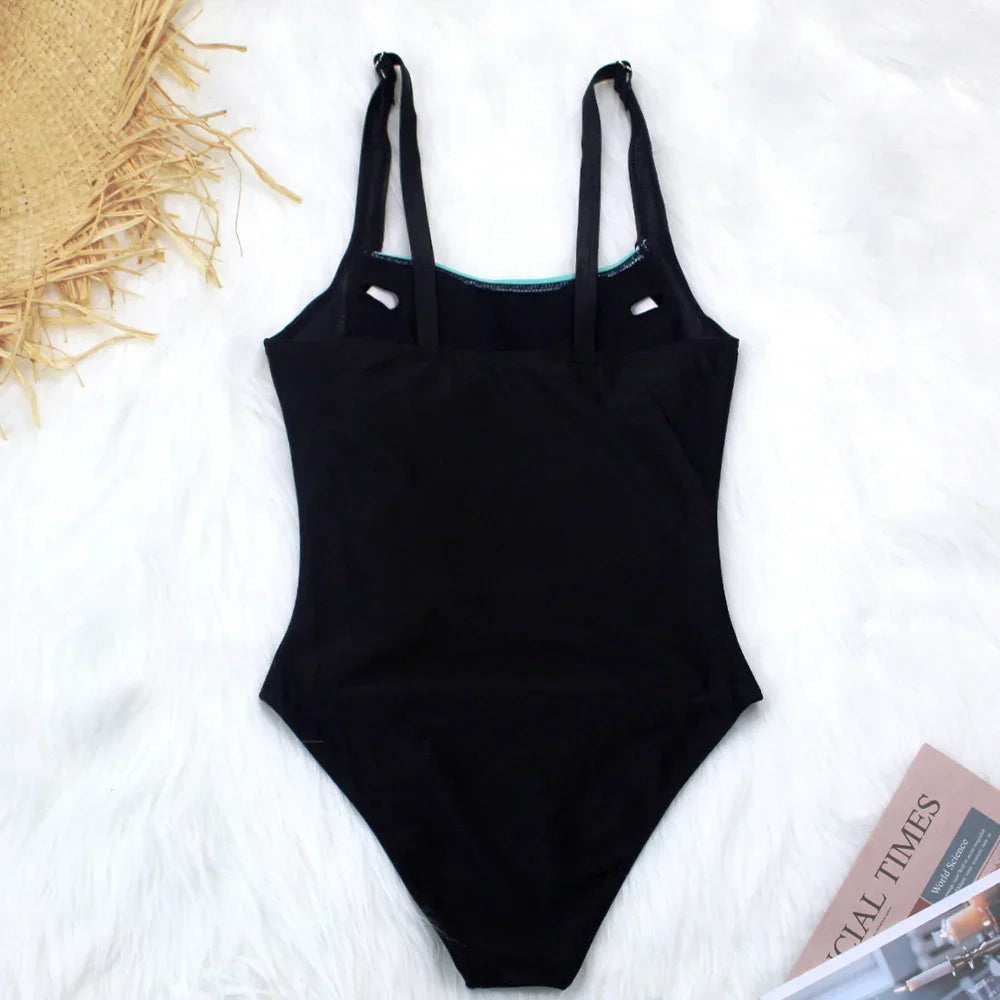 Classic Slimming Swimwear One Piece Swimsuit Backless Monokini