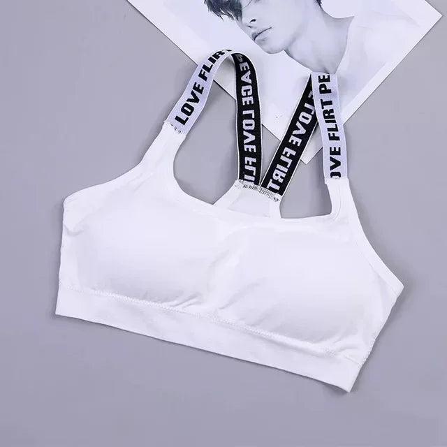 Push Up Bra Fitness Seamless Bra With Pad Strappy Back