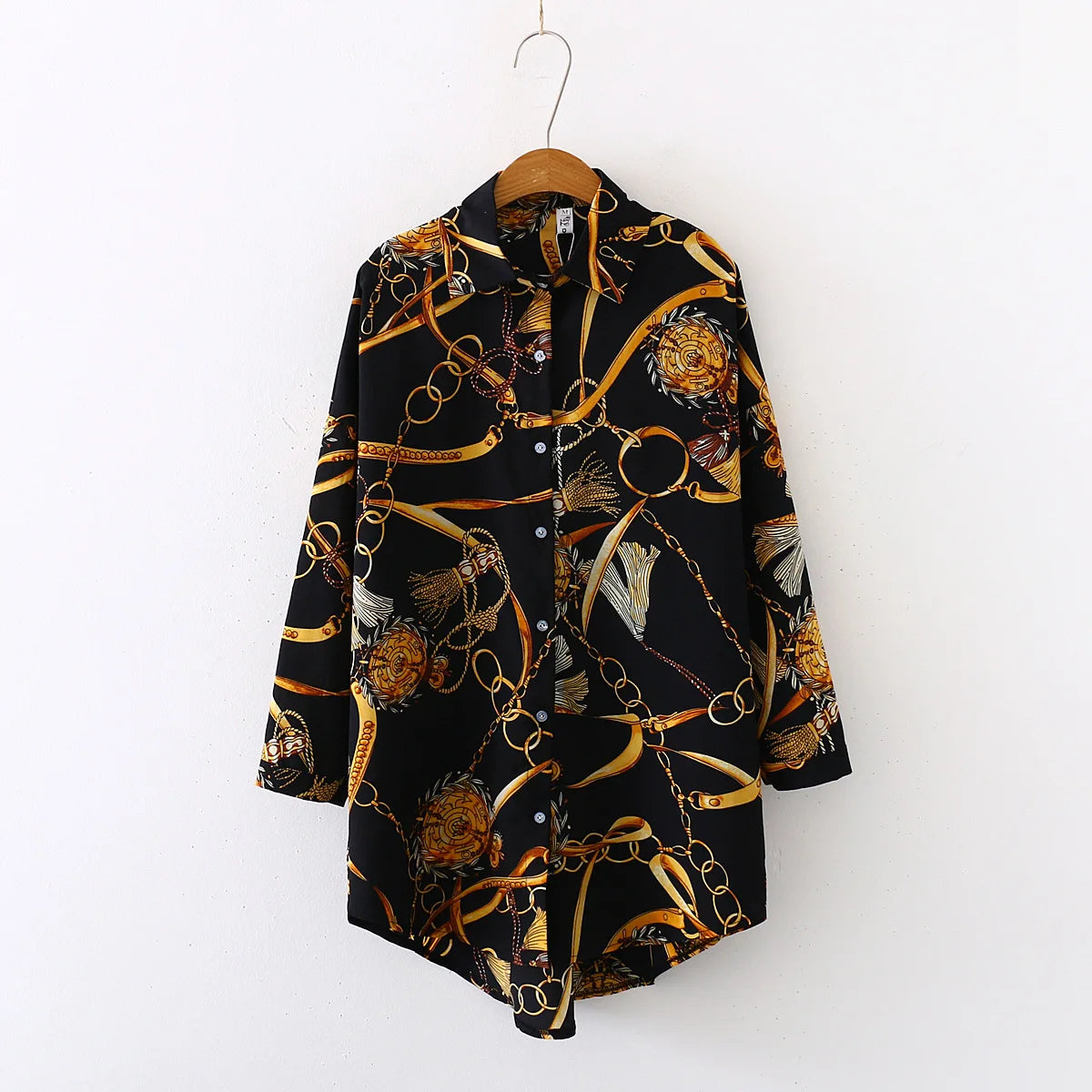 Women Shirts Vintage Button Tees Blouse Sexy Big Large Top Loose Casual Tops Cardigan