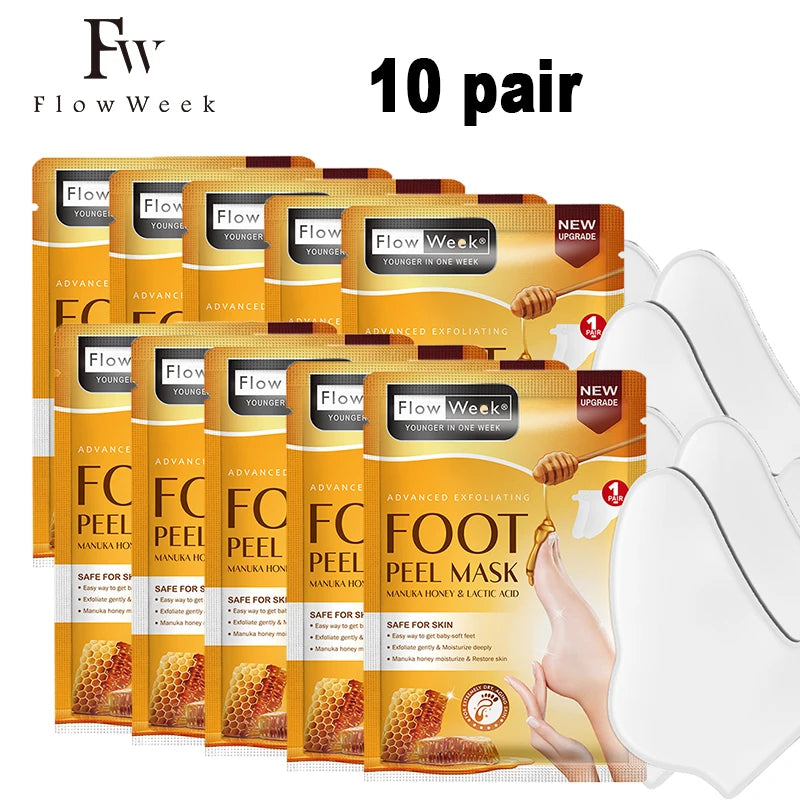 Peeling Foot Mask Repairs Heels & Removes Dry Dead Skin Feet Exfoliating