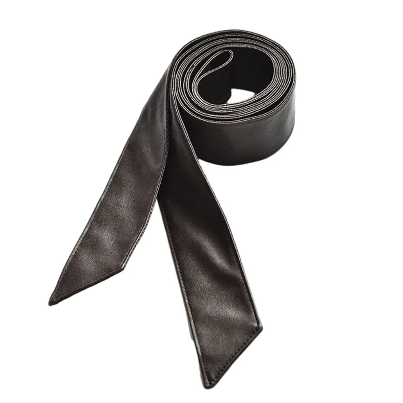 PU Sash Tie Waist Band for TrenchCoat Overcoat Jacket