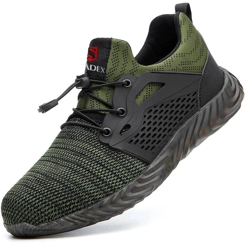 Steel Toe Sneakers  Indestructible Work Shoes Lightweight Comfortable Safety Boots