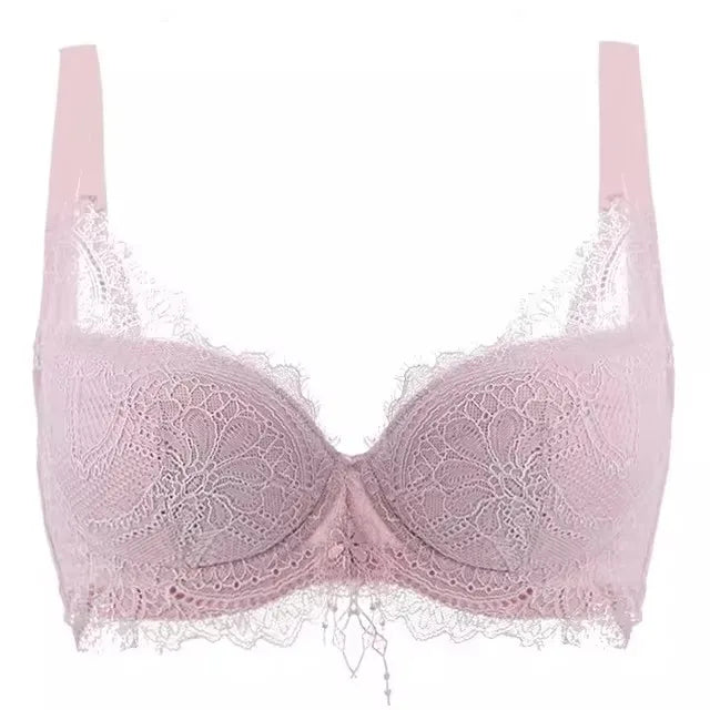 Push Up Padded Bras Sexy Top Up Lace Plus Size Bra Underwire