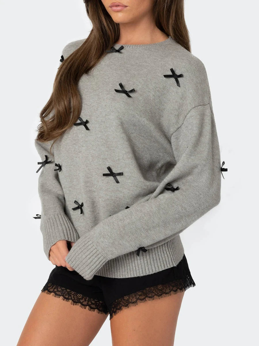 Women s Winter Cable Knit Sweater Round Neck Long Sleeve Ribbed Hemline Solid Color Warm Cozy Casual Pullover