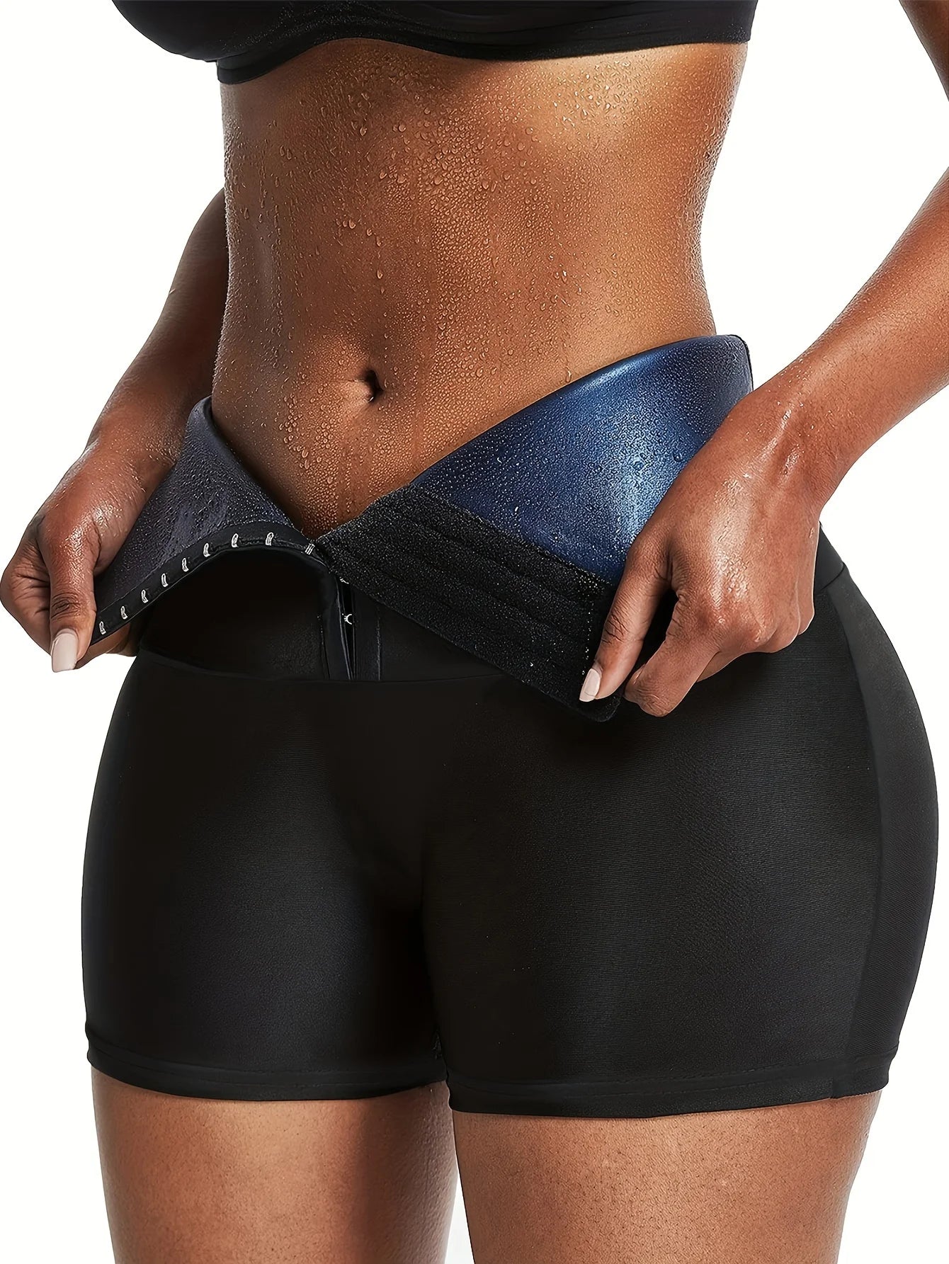 Sauna Sweat Shapewear Shorts  Workout  Waist Trainer Weight Loss  Exercise Fitness