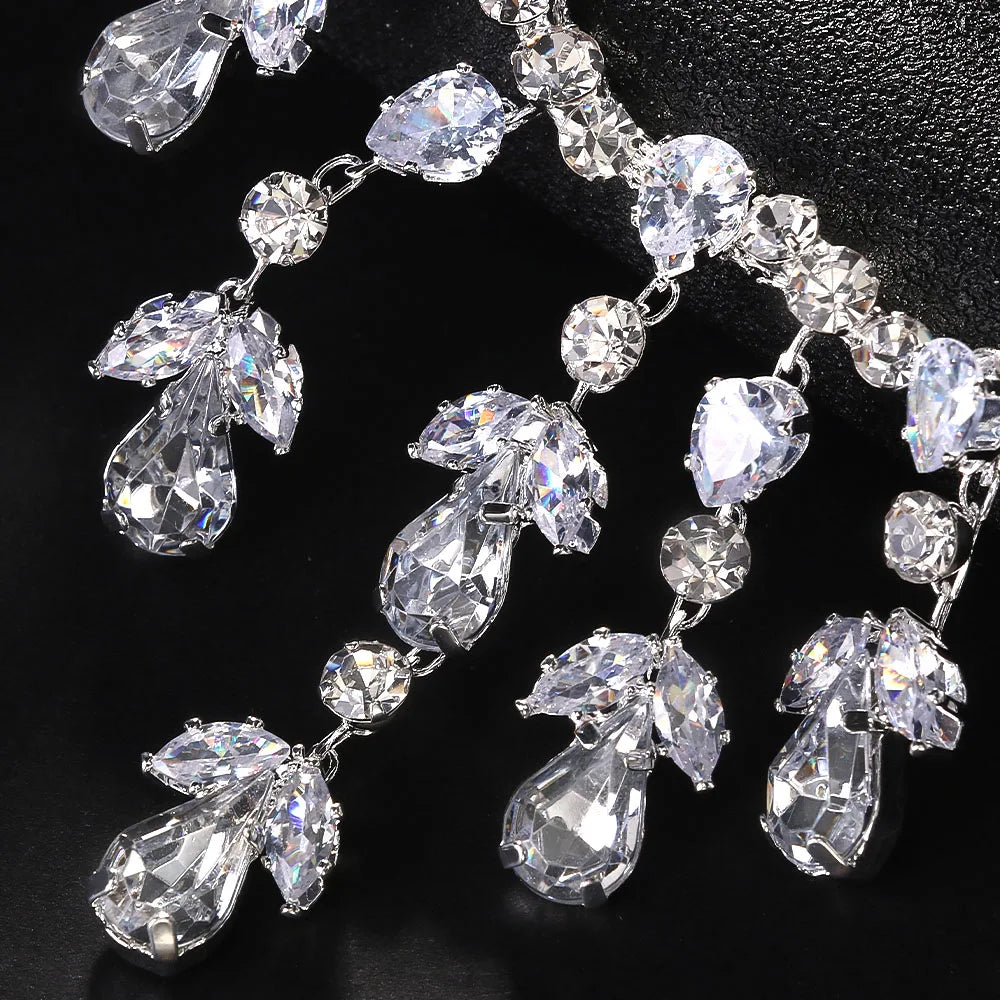Leaf Shoulder Chain Top Accessories Crystal Lingerie Jewelry