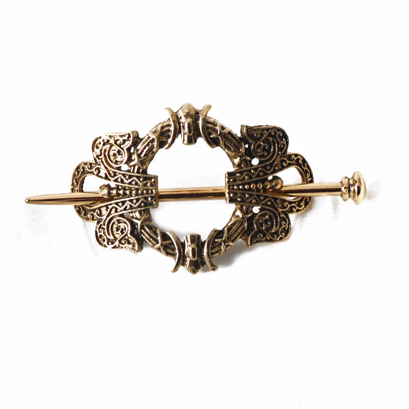 Women Celtic Hair Slide Hairpins Viking Celtic Hair Clips Celtic Knot Hair Stick Metal Hair Barrette Hair Pin Retro Hair Accessories
