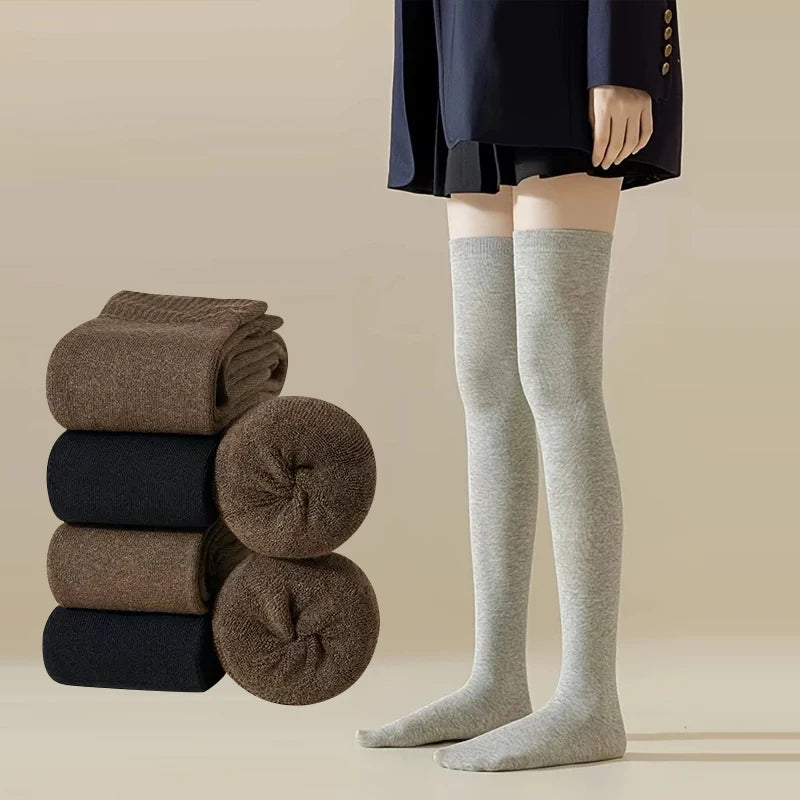 2 pairs of long tube thickened socks