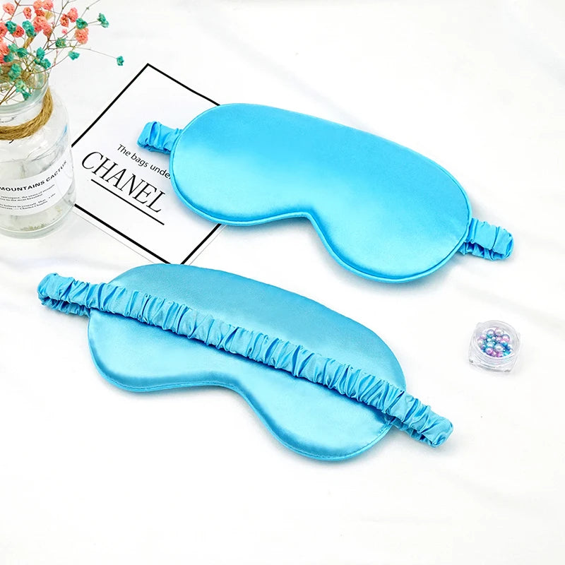 Mulberry silk blackout sleep mask eye mask travel relaxation mask eye mask healthy sleep shield soft eye protection tool