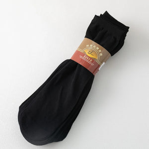 10pairs Men Ultra-thin Transparent Ice Silk Socks Summer Socks Solid Business Socks Breathable Soft Socks Ankle Socks