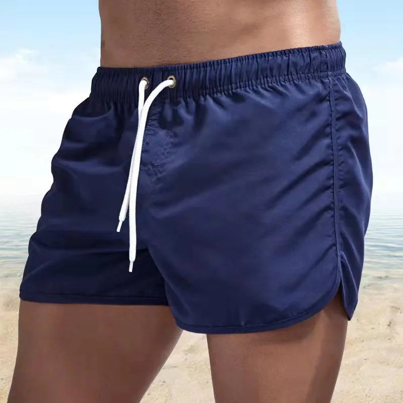 Shorts For Men's Summer Men's Swimwear Shorts Brand Beachwear Sexy Swim Trunks Men Swimsuits Low Waist Breathable Beach Wear