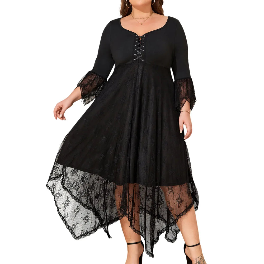 Gothic Lace Dress Vintage