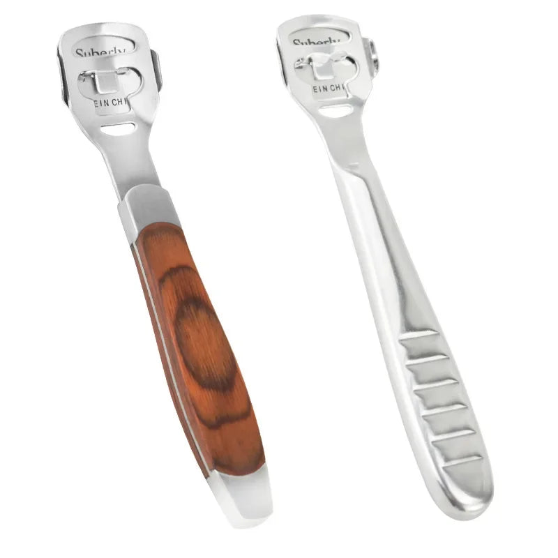Stainless Steel Foot Shaver – Callus and Hard Skin Remover Tool, 10 Blades