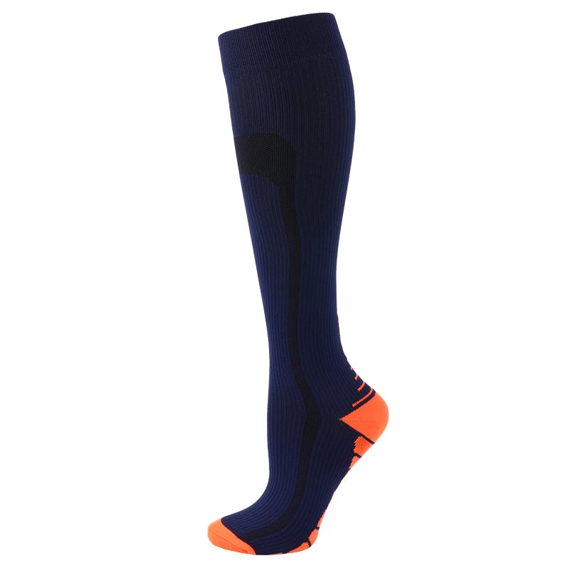 Compression Socks Knee High 20-30 Mmhg Fit Medical Edema Diabetes Varicose Veins Running Marathon Compression Sports Socks