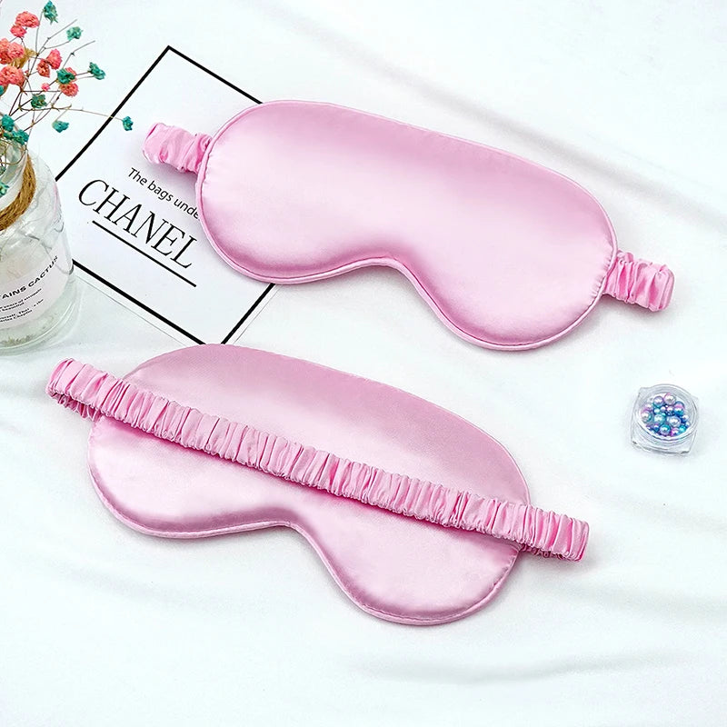 Mulberry silk blackout sleep mask eye mask travel relaxation mask eye mask healthy sleep shield soft eye protection tool