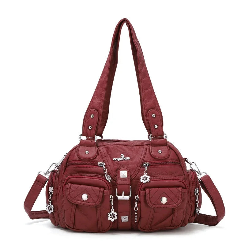 Handbags Satchel Top-handle Handbag PU Shoulder Bag Dumpling Pack  Shoulder Bags