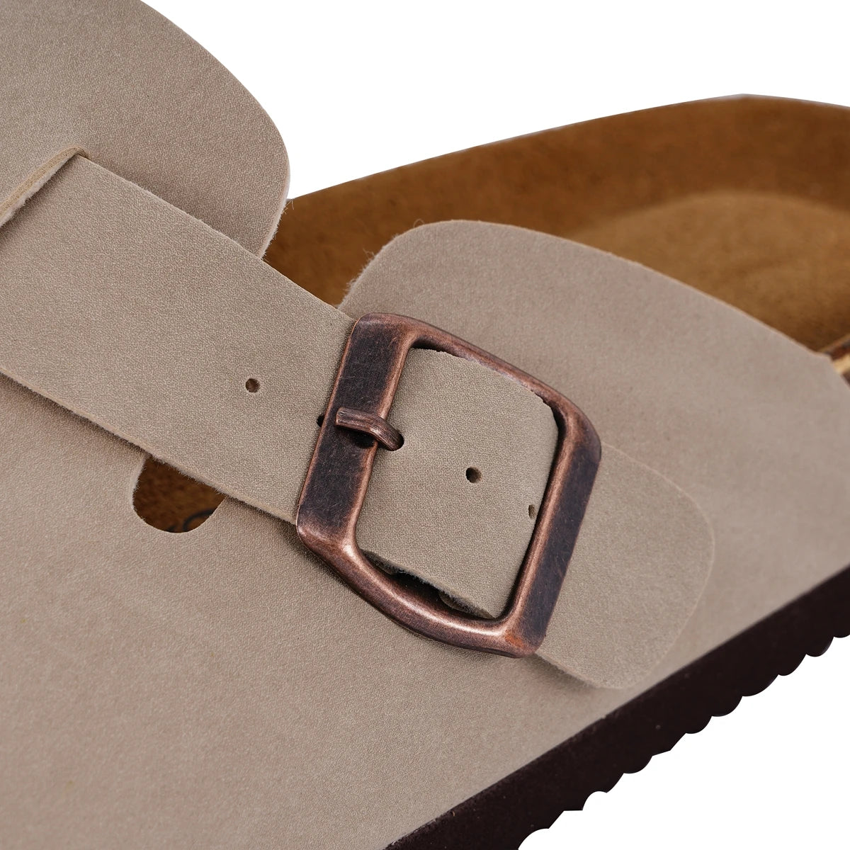 Leather Birkenstocks Women's New All-in-one Flat Slip-on Beanie Shoes  Vintage